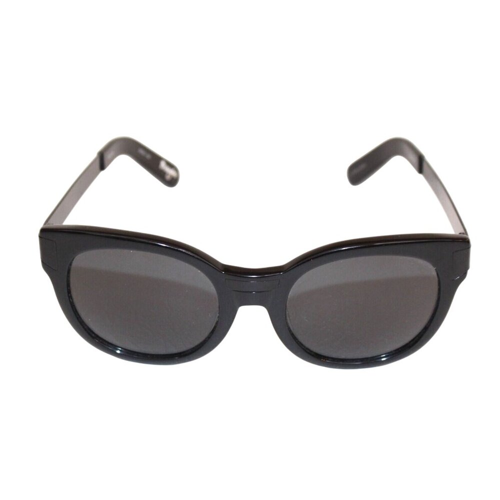 Prive Revaux Sunglasses MK1202 Biscayne Black Semi Cat Eye with Black Lenses